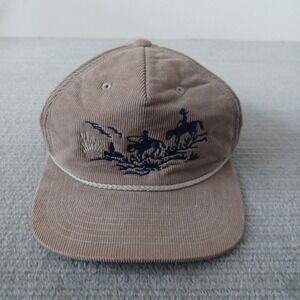 Howler Brothers Rope Hat Mens OS Snapback Adjustable Corduroy Embroidered Horses